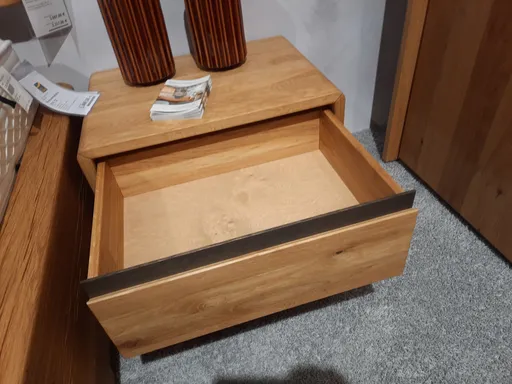 Balkenbett mit 2 Nachtkosolen BALTIMORE